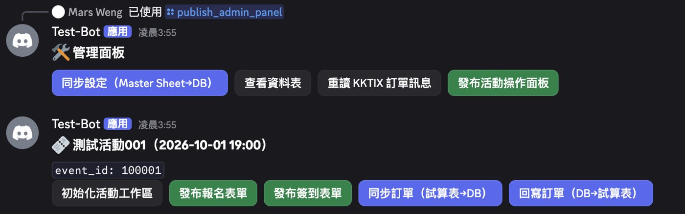 Discord bot 管理面板
